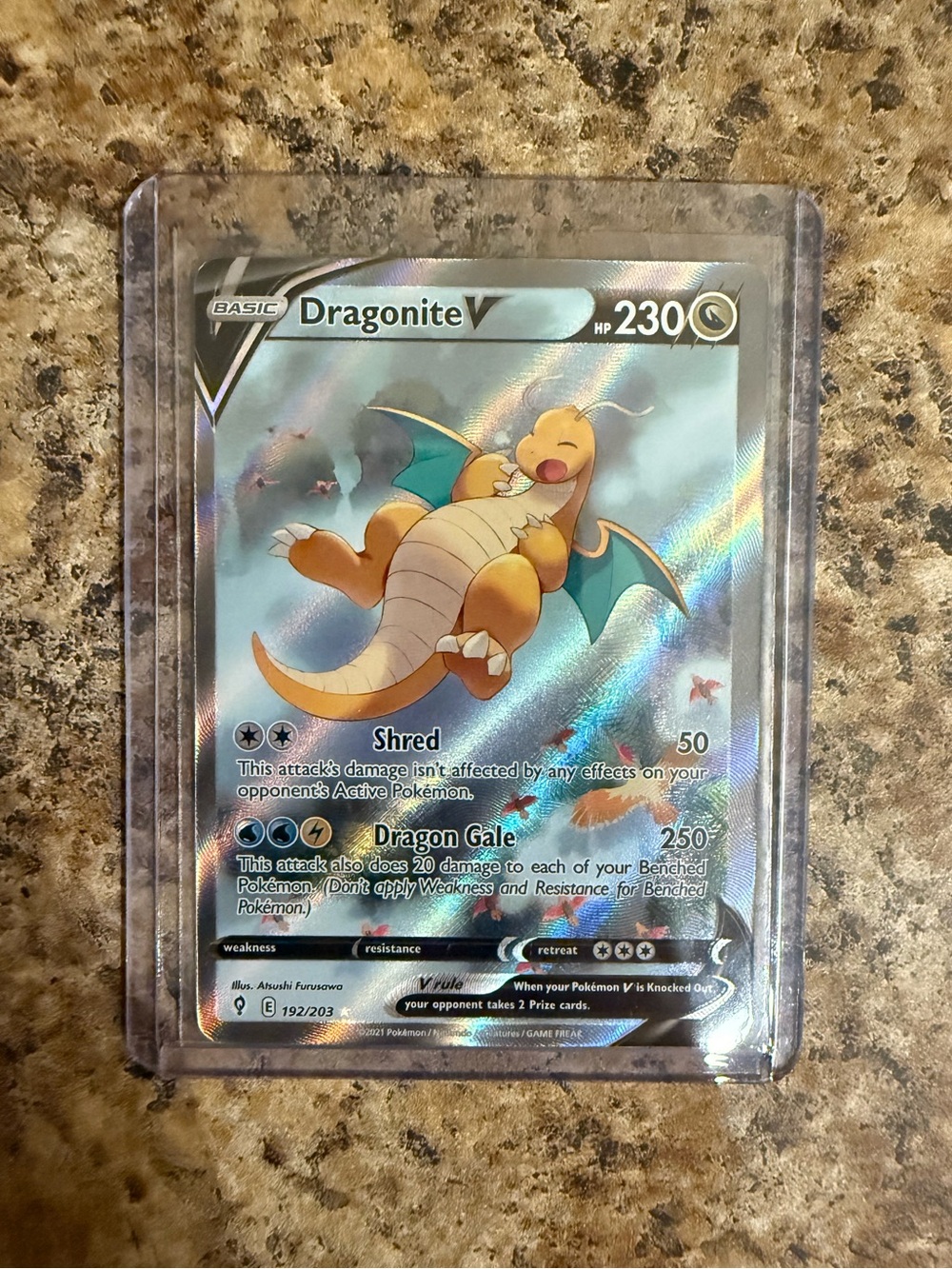 Dragonite V Alternate Full Art Holofoil Card